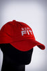 Nupe FIT polo dad cap, red
