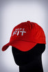 Nupe FIT polo dad cap, red
