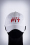 Nupe FIT polo dad cap, white