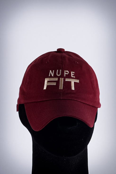 Nupe FIT polo dad cap, krimson