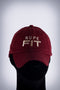 Nupe FIT polo dad cap, krimson