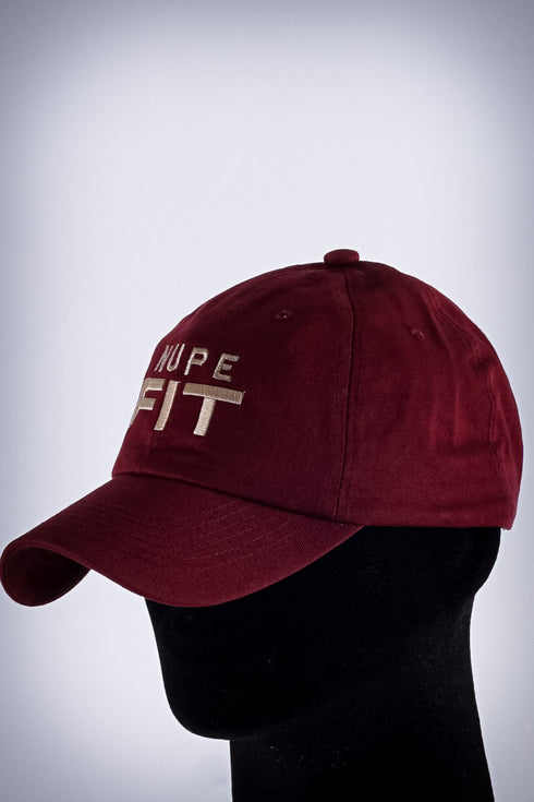 Nupe FIT polo dad cap, krimson