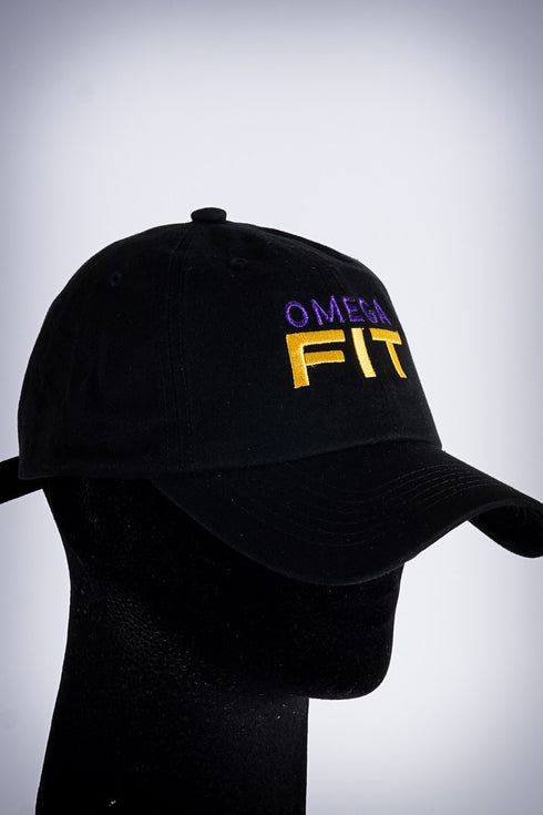 Omega FIT polo dad cap, black
