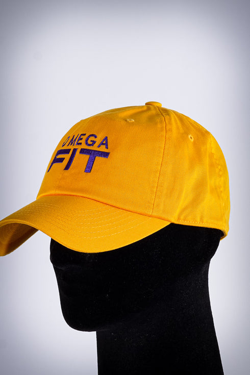 Omega FIT polo dad cap, gold