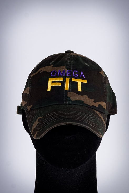 Omega FIT polo dad cap, jungle