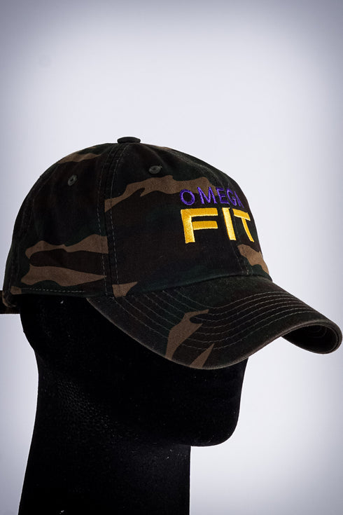 Omega FIT polo dad cap, jungle