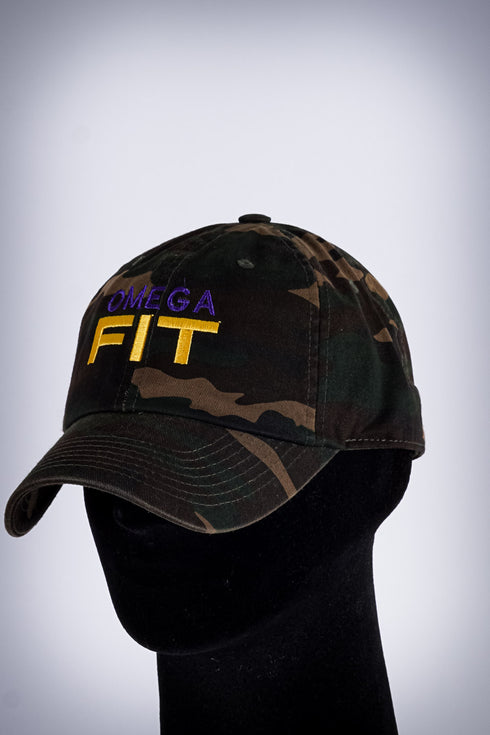 Omega FIT polo dad cap, jungle