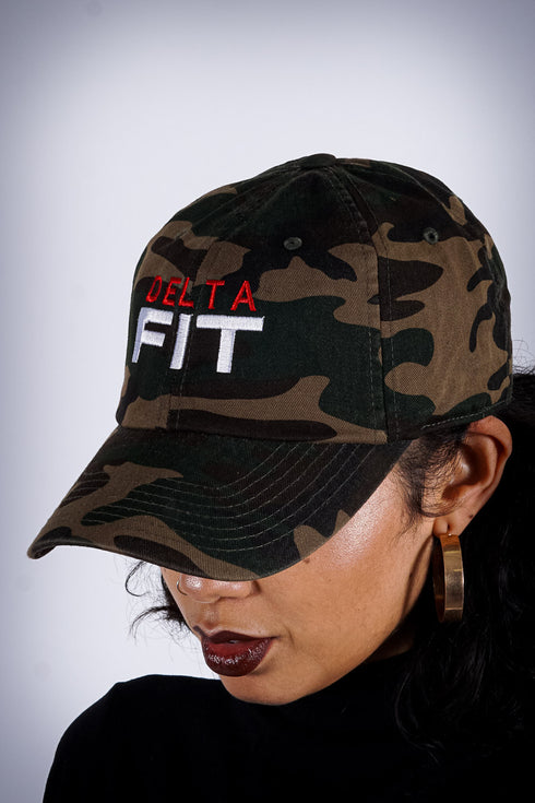 Delta FIT polo dad cap, jungle