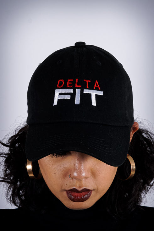 Delta FIT polo dad cap, black