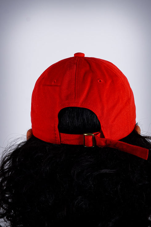 Delta FIT polo dad cap, red