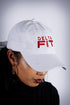Delta FIT polo dad cap, white