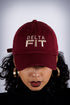 Delta FIT polo dad cap, crimson