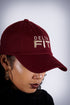 Delta FIT polo dad cap, crimson
