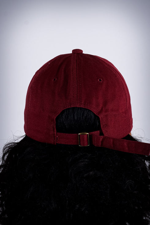 Delta FIT polo dad cap, crimson