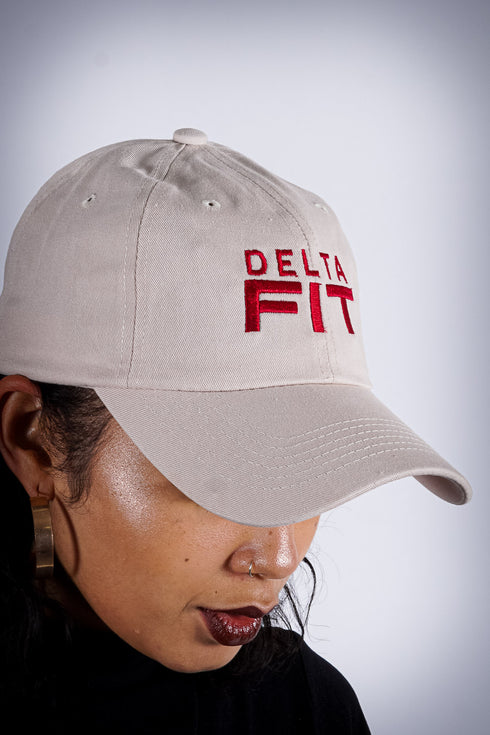 Delta FIT polo dad cap, cream