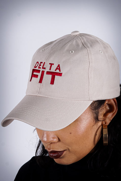 Delta FIT polo dad cap, cream