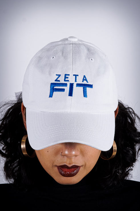 Zeta FIT polo dad cap, white