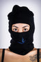 On The Run Peace Dove ninja ski mask, black