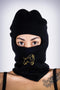 On The Run Poodle ninja ski mask, black