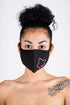 Protected! Ivy mouth mask, black