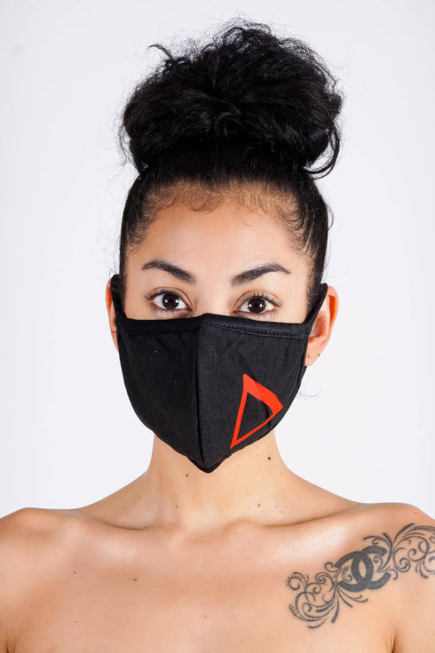 Protected! Δ mouth mask, black