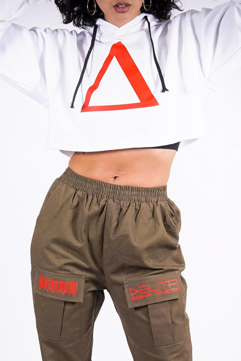 Precious Cargo Delta cargo pants, military green