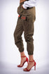 Precious Cargo Delta cargo pants, military green