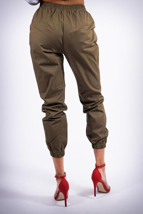Precious Cargo Delta cargo pants, military green