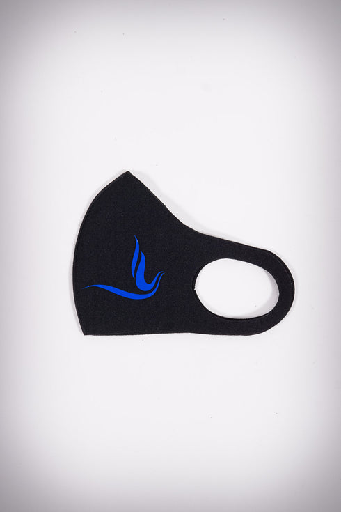 Protected! Peace Dove mouth mask, black