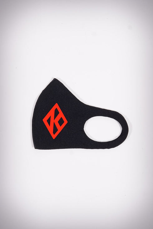 Protected! Diamond-K mouth mask, black
