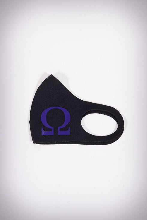 Protected! Ω mouth mask, black