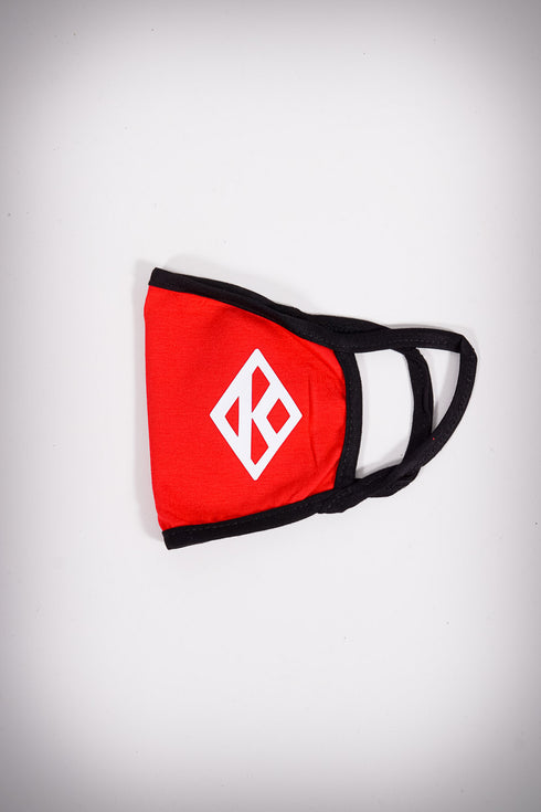 Protected! Diamond-K mouth mask, red