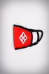 Protected! Diamond-K mouth mask, red