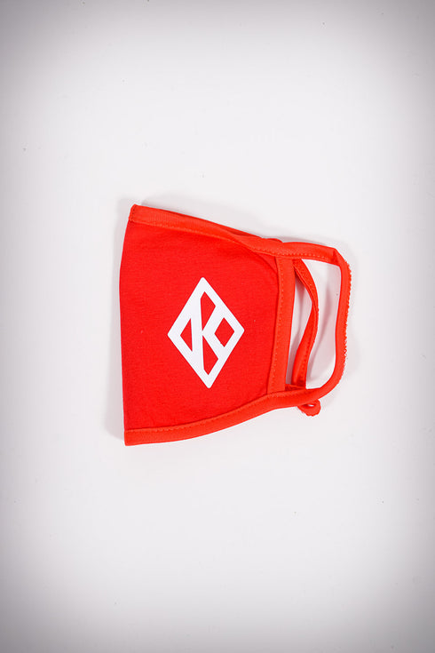 Protected! Diamond-K mouth mask, red