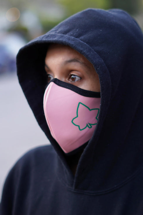 Protected! Ivy mouth mask, pink