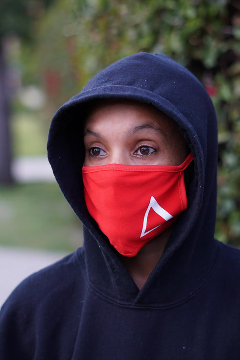 Protected! Δ mouth mask, red