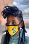 Protected! Σ mouth mask, gold