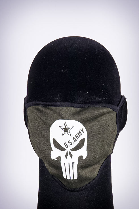 Covered! US Army mouth mask, military green 2