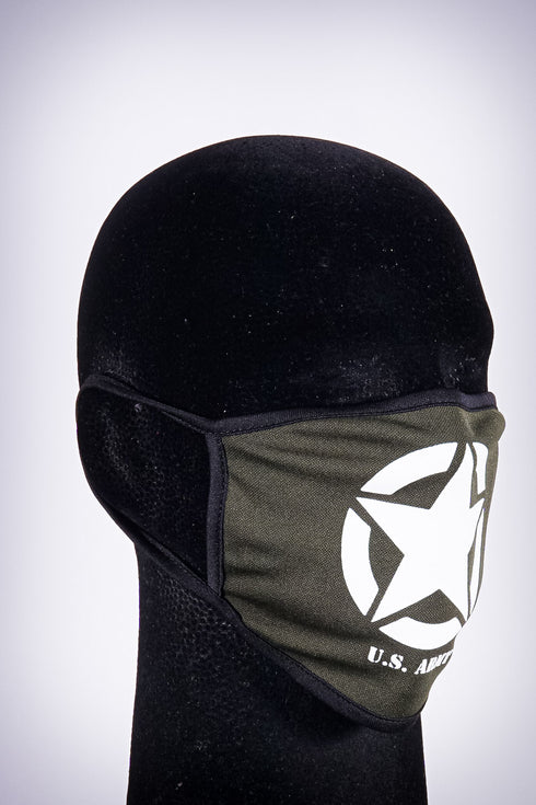 Covered! US Army mouth mask, military green 1