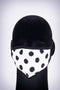 Covered! Polka mouth mask, white