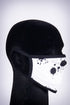 Covered! Splatter mouth mask, white