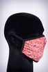Covered! Flower Power mouth mask, red