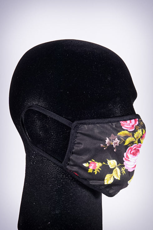 Covered! War of the Roses mouth mask, black