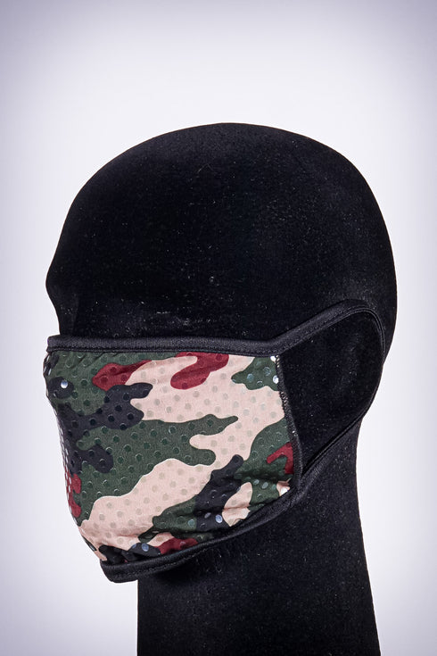 Covered! Army Brat mouth mask, green