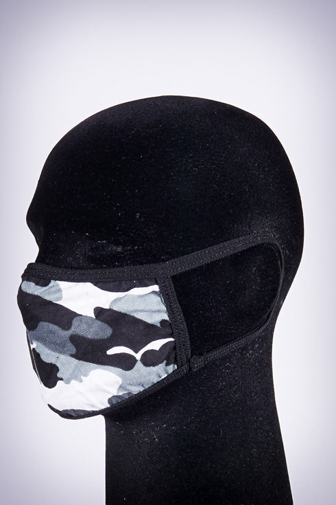Covered! Camo Ice mouth mask, arctic