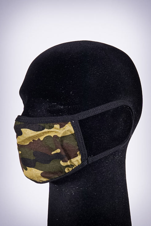 Covered! Camo Army mouth mask, jungle