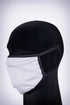Covered! Solid mouth mask, light grey/black