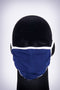 Covered! Solid mouth mask, navy blue/white