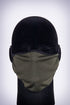 Covered! Solid mouth mask, military green/black