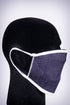 Covered! Solid mouth mask, dark denim blue/white